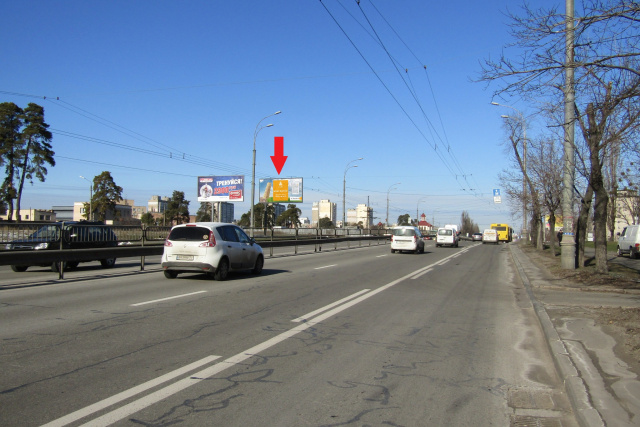 Щит 6x3,  Перова бул-р, 10а ("Фора", Альфа-банк, ТРЦ “Квадрат NEO”), в напрямку Троєщина