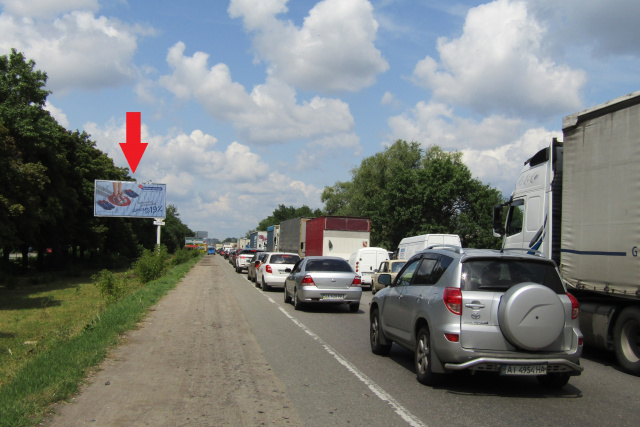 Призма 6x3,  Кільцева дорога, (автоцентр "Жуляни", АЗС "ОККО", "Socar"), в напрямку ст.м. Житомирська
