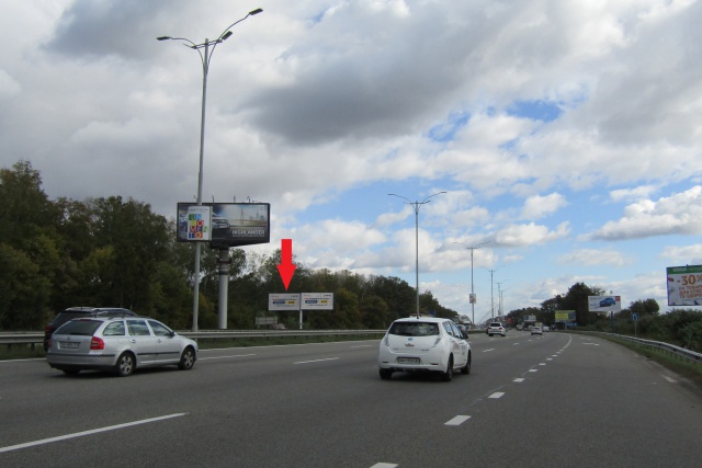 Щит 6x3,  Бориспільське шосе в м.Бориспіль (26+100, 200м до зупинки с.Чубинське), лівий