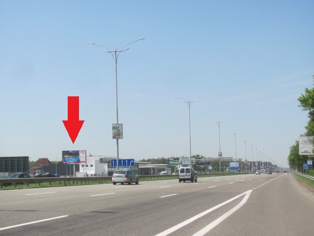 Щит 6x3,  Бориспільське шосе з м.Бориспіль (30-й км), після зупинки с.Чубинське