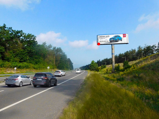 Суперборд 4x12, В'їзд до Києва, з боку Знам'янки, 400м від повороту на Козин, до котедж. містечка Романово Суперборд 4x12, В'їзд до Києва, з боку Знам'янки, 400м від повороту на Козин, до котедж. містечка Романово