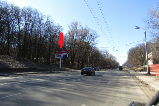 Щит 6x3,  Стеценка вул. (Ресторан "Дубки"), в напрямку Кільцевої дороги