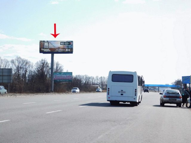 Суперборд 4x12,  Виїзд з Києва, до Одеси, до н.п.Глеваха, до котедж. містечка Садок вишневий