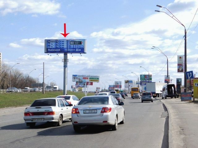 Суперборд 4x12,  Кільцева дорога 20, від Курбаса пр-т, Перемоги пр-т, до Одеської пл.