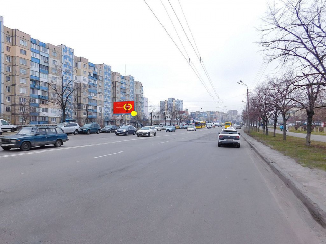 Щит 6x3,  Маяковського пр-т 32, від Анкари пл., в центр