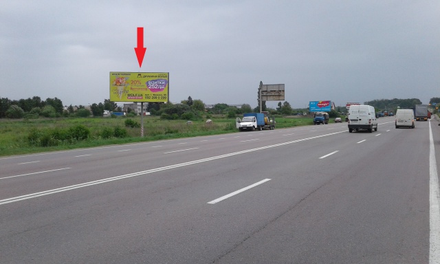Щит 6x3,  Кільцева дорога, (500 м від Гіпермаркет "Епіцентр", Гіпермаркет "МЕТРО", мотель "Явір", АЗС Укрнафта), в напрямку Стрийська вул.