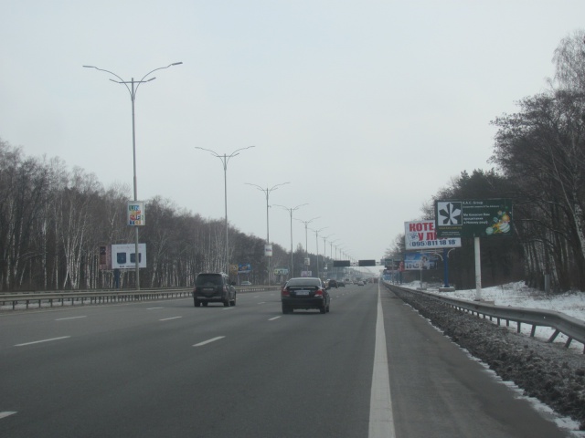 Щит 6x3,  Бориспільське шосе в м.Бориспіль (27+450, 800 м після АТБ-Маркета)