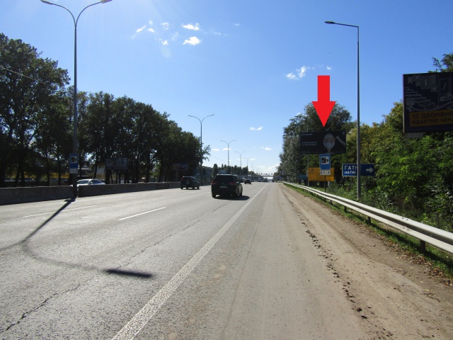Щит 6x3,  Одеське шосе, в напрямку с.Гатне, 100м перед поворотом на Мега Маркет