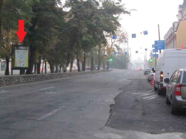Сітіскролл 1.2x1.8,  Верхній Вал, 66 , бульвар (Mazda СТО, мойка, колесо м-н, шиномонтаж), в напрямку вул. Глибочицькій