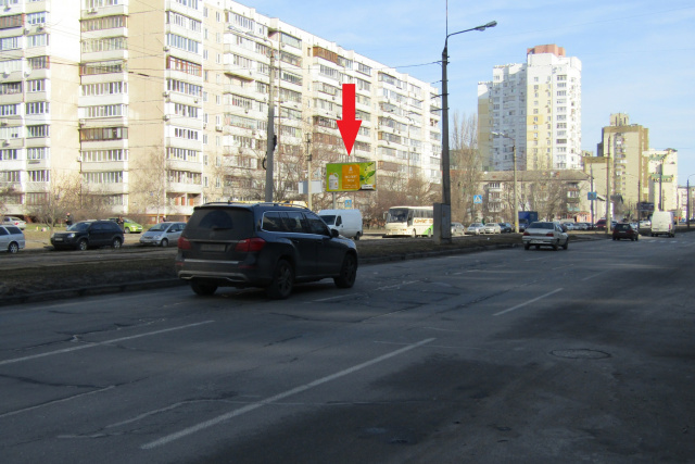 Щит 6x3,  Тростянецька вул. 7, (АТБ-маркет, Domino's Pizza), в напрямку Харківське шосе